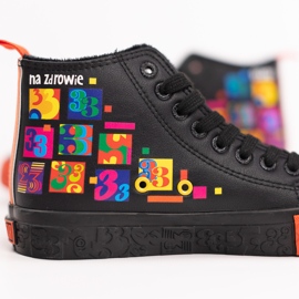 Officiella damsneakers från Big Star x Wośp RR274A651 svart 1