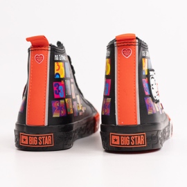 Officiella damsneakers från Big Star x Wośp RR274A651 svart 2