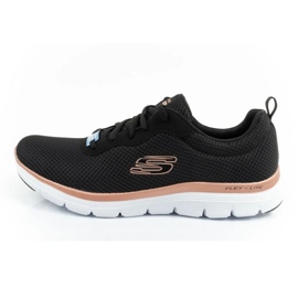 Skechers Flex Appeal 4.0 Brillant View-skor 149303/BKRG svart 1