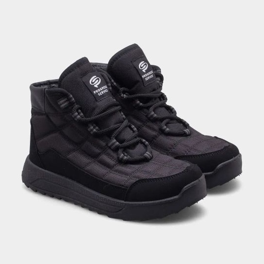 Progress Kvinnors vinter snöstövlar framsteg progj 24-152 svart 2