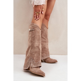 Step in style Stövlar Modell Iveliri LQ-135 Mörkbeige - Steg i stil 1