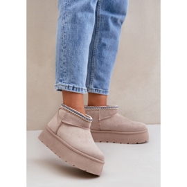 Step in style Snowboots Modell Heslania HY877-39 Light Beige - Steg i stil 1