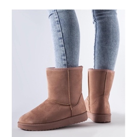 Rosa isolerade klassiska Libero - Solea snöstövlar 1