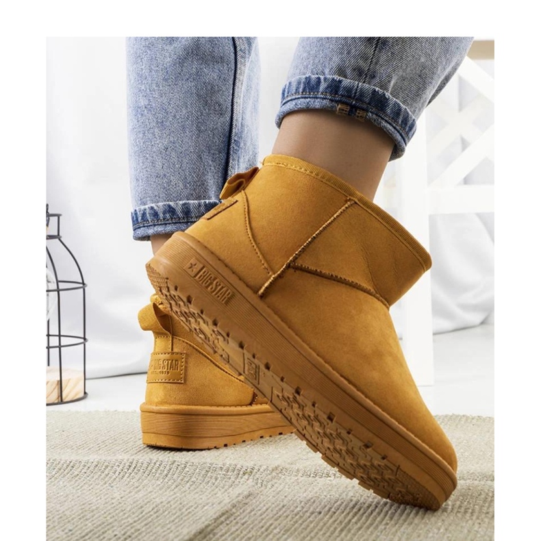 Bruna snöstövlar för kvinnor Big Star KK274289-802 - Solea 1