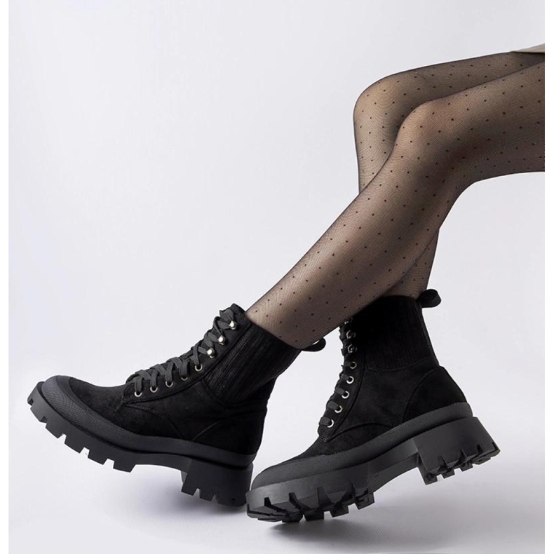 Svarta ankelboots i ekomocka från Orson - Solea 1