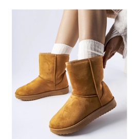 Karamellisolerade klassiska Libero - Solea snöstövlar brun 1