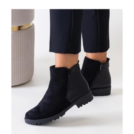 Svarta plattformsstövlar av ekomocka Kirla - Solea 1