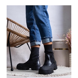 Svarta ankelstövlar för kvinnor Conta - Solea 1