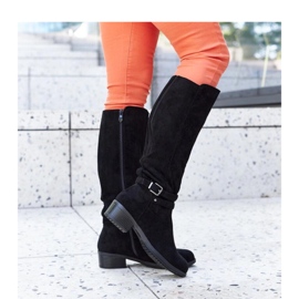 Svarta isolerade stövlar i ekomocka från Aldisio - Solea 1