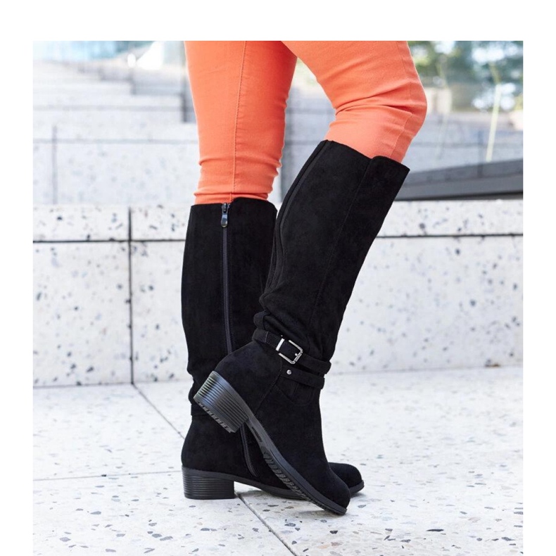 Svarta isolerade stövlar i ekomocka från Aldisio - Solea 1