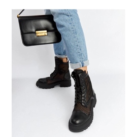 Svarta genomskinliga stövlar 1