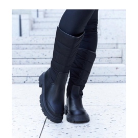 Solea Svarta isolerade snöstövlar 1