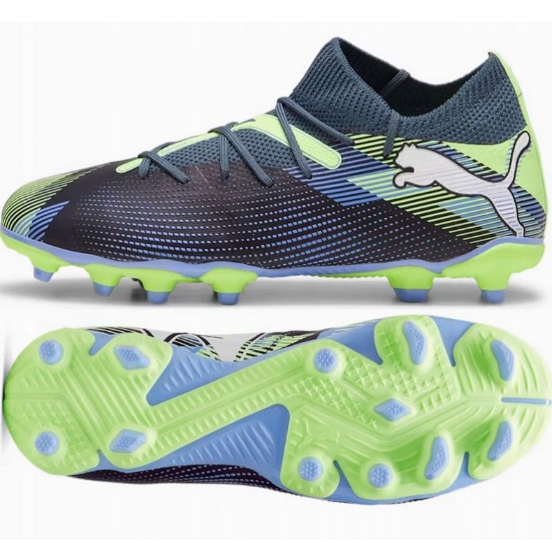 Puma Future 7 Match FG/AG 107945 03 fotbollsskor grön 1