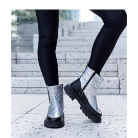Galvani - Solea metallic isolerade snöstövlar grå 2