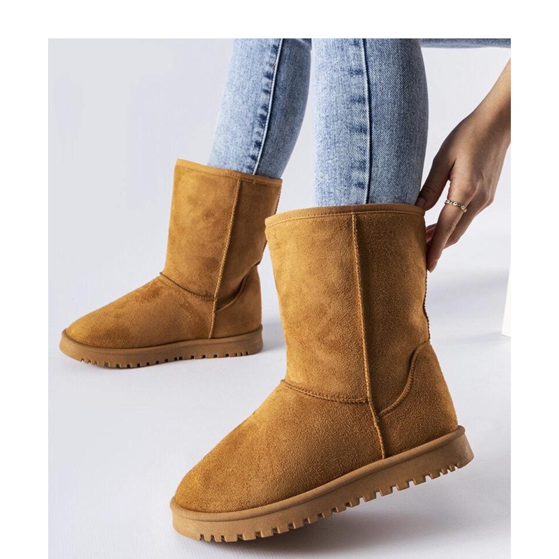 Bruna isolerade klassiska snöstövlar från Ireneo - Solea 1