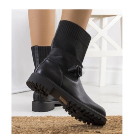 Svarta stövlar med elastisk ovandel Ricky - Solea 1