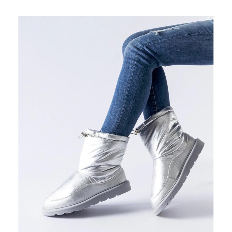 Silverisolerade Whitetail snöstövlar - Solea grå 1