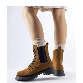 Bruna stövlar med massiv sula Swinford - Solea 1