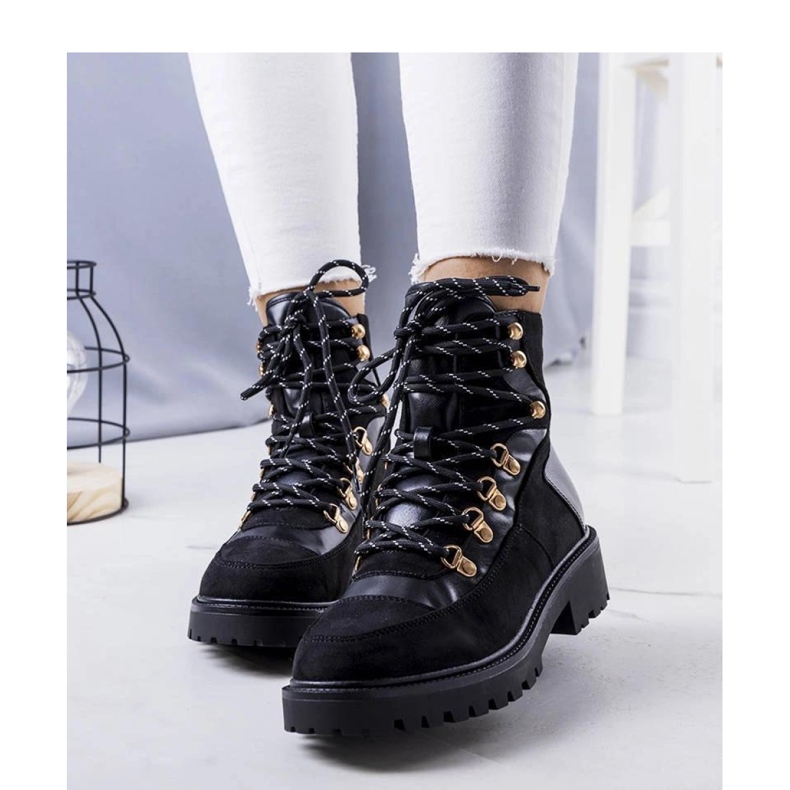 Svarta isolerade arbetsstövlar, Leneo - Solea 1