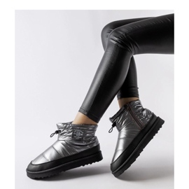 Grå Lee Cooper LCJ-23-44-1966L snökängor svart 1