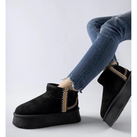 Svarta snökängor för plattform 1