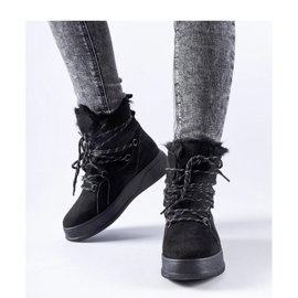 Svarta snökängor för plattform 1