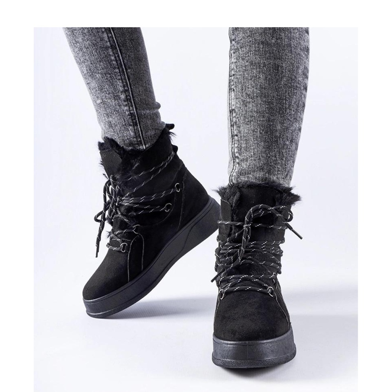 Svarta snökängor för plattform 1