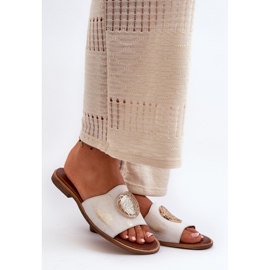 Sandal flipflops Modell Zazoo 2938 Guld gyllene 1