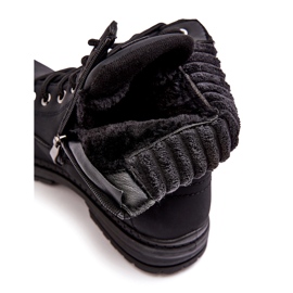 News Kvinnors läderisolerade Trappers Svart 2