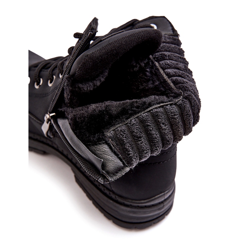 News Kvinnors läderisolerade Trappers Svart 2