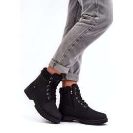 News Kvinnors läderisolerade Trappers Svart 3