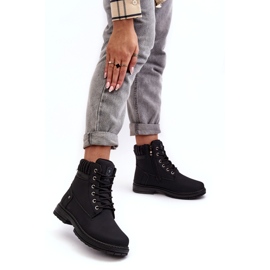 News Kvinnors läderisolerade Trappers Svart 4