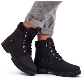 News Kvinnors läderisolerade Trappers Svart 7