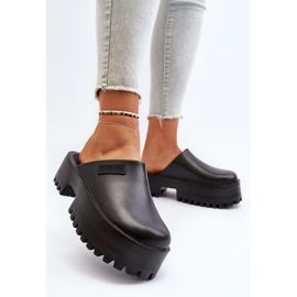 Tjockbottna flipflops Big Star NN274014 Svart 1