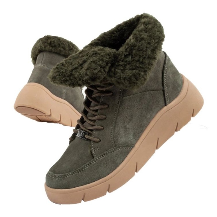 Scholl Stelvio ankelboots F302321020 grön 1