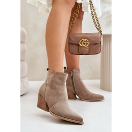 Step in style Stövlar Modell Virtris RQ491 Mörk Beige - Steg i stil 1