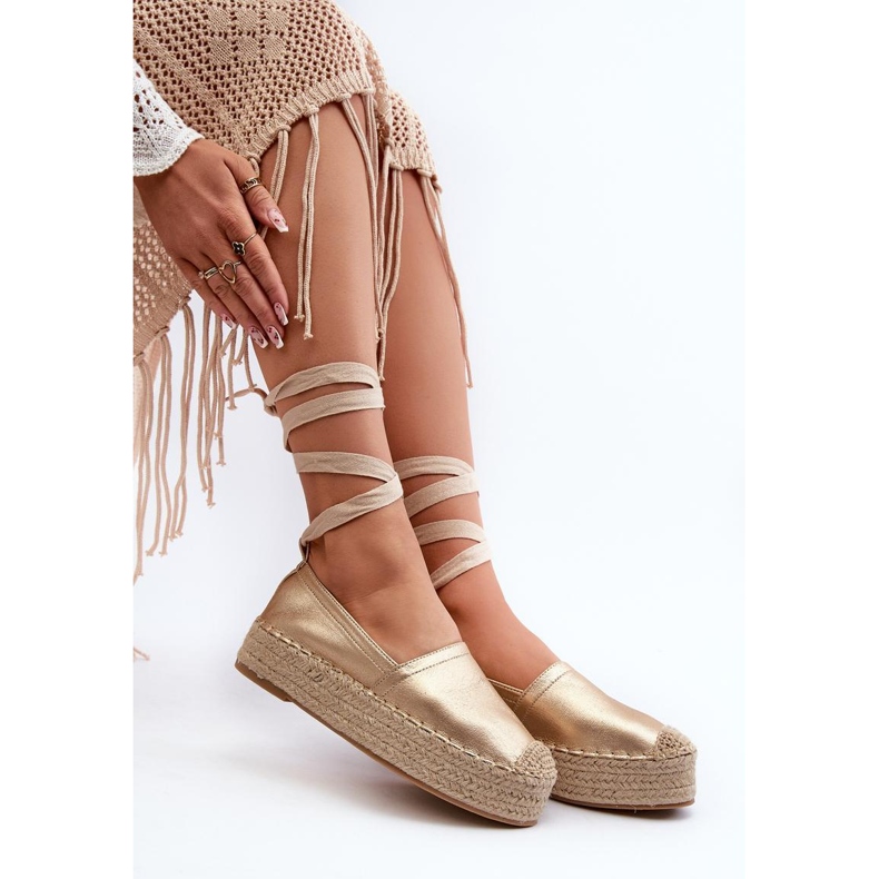 Step in style Espadrillor Modell Tailesse C-285 Gold - Steg i stil gul 2