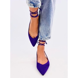 Lila knuten Slingback Balett Flats purpur 1