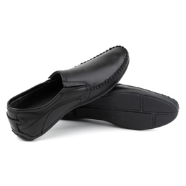 Olivier Slip-on mockasiner i läder för män 4206 svart 7