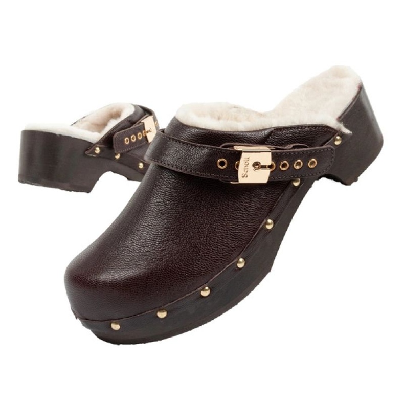 Scholl Iconic F298121011 träskor brun 1