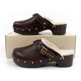 Scholl Iconic F298121011 träskor brun 9
