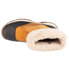 Timberland White Ledge Pullon WP TB1A2KUF231 skor gul med päls 2