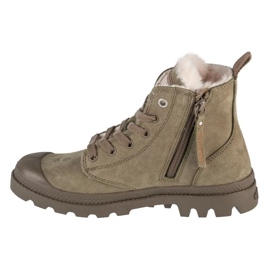 Palladium Pampa HI ZIP WL 95982-377 Gröna stalladiumskor 1