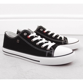 Svarta textilsneakers för män Big Star NN174300 1