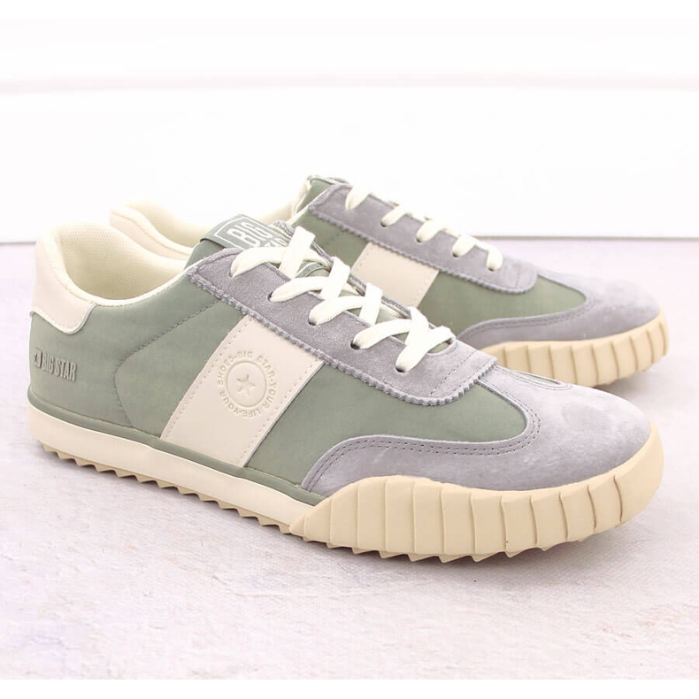 Herrsportskor Gray-Green Sneakers Big Star NN174517 grå 1