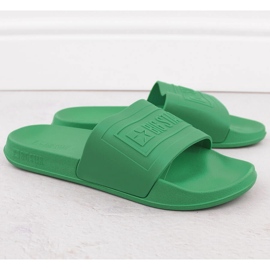 Gröna herrpool strandflipflops Big Star NN174650 1