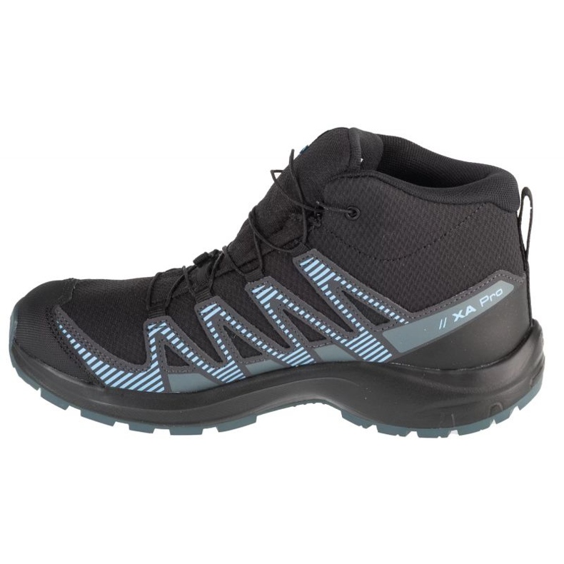Salomon XA Pro V8 Mid CSWP 475738 Svarta skor med ett membran 1