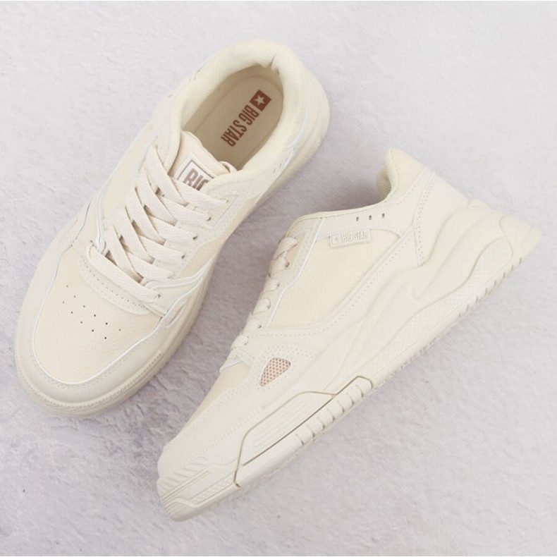 Kvinnors sportskor Big Star NN274668 Beige 2