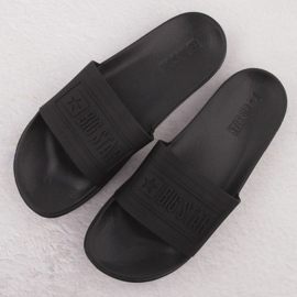 Kvinnors flip flops för Big Star OO274044 Black svart 2