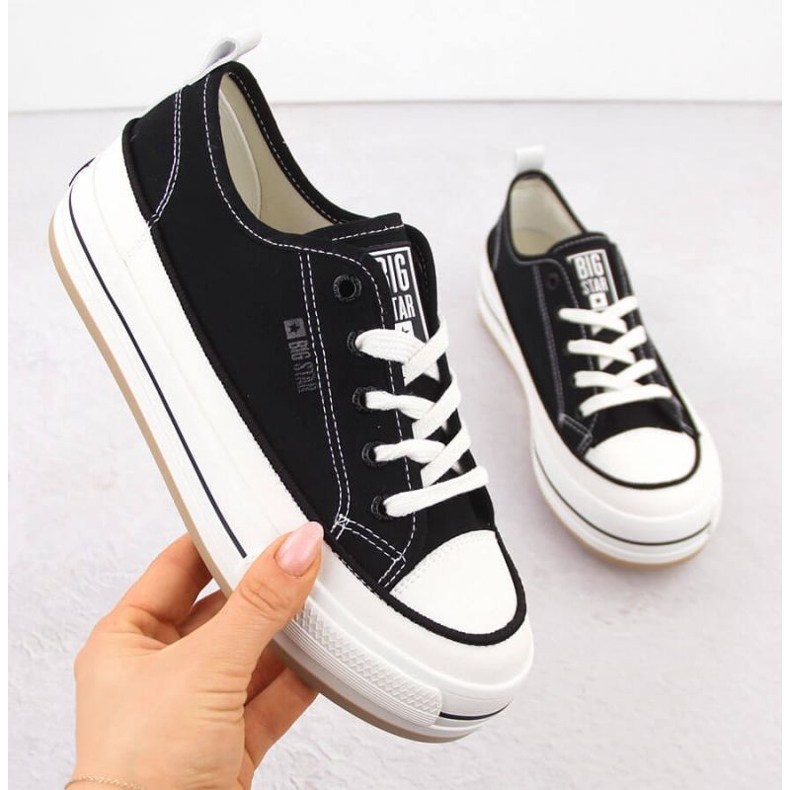 Big Star Sneakers på NN274204 Black Platform svart 1